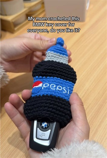 Handmade BMW Key Cover Crochet Design