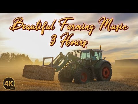 Relaxing Meditation Music 🌾 3 houres Very satisfying Farming Tractor Videos