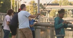 Families enjoy free day of fishing on the Schuylkill River