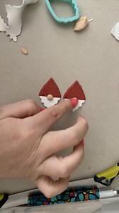 28K views · 332 reactions | A fun and easy little Santa using a non-Christmas cutter from my collection! Now to decide what topper to use… . . #polymerclay #polyclay #santa #christmasearrings #christmas #polyclay #clay #tutorial #fimo #sculpey | The Little Craft House | Facebook