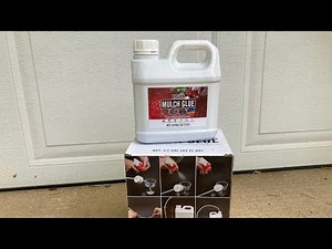 How to apply mulch glue in your garden