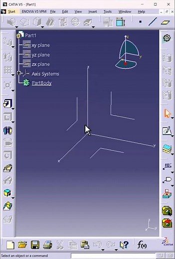 How to Change Plane Mode to Axis Mode in CATIA V5 | Pro Tip #shorts