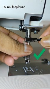 222K views · 2.4K reactions | How to insert a needle properly !! Janome sewing machine  #sewingcommunity #sewinghacks #sewingtips #sewingmachinetips #silaimachinerepairing #sewingmachineparts | Sew & Style Tips | Facebook