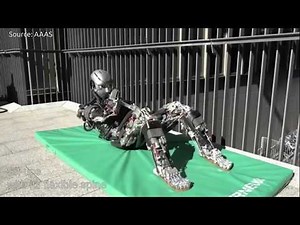 Japan's Human Mimetic Humanoid Robots "Kenshiro & Kengoro" follow Human anatomy