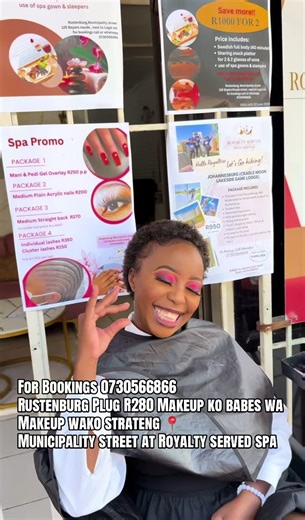 We are Back with our Famous R280 Make-up on the Go! 🤏🔥🫦💄 areyeng News cafe lekobo Grand cafe rele alright 💃💃#rustenburg #rustenburgtiktokers #fyp #foryou #content @angela_m @Mahlangu Masabatha @Miss Bee