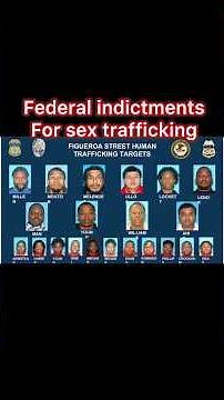 Gang members Arrested by FEDS in Human Trafficking Sweep In Los Angeles