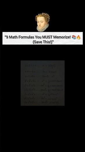 “These 9 Math Formulas Will Save You in Exams 😳”#maths