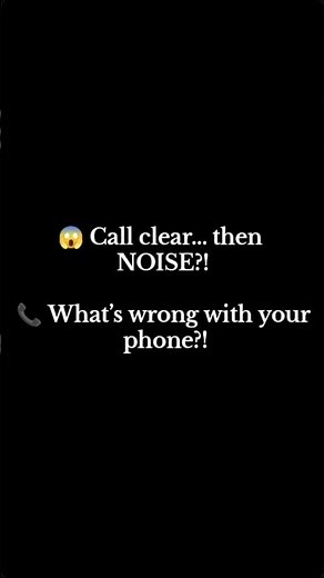 😱📞 Hearing Noise During Calls? Fix This NOW! ll 📞 Why Your Calls Have Disturbing Noise ll#viralvideo