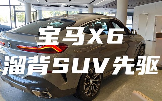 溜背suv先驱宝马X6静态体验