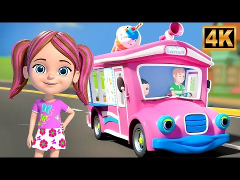 Wheels On The Ice Cream Truck, Learning Videos & Nursery Rhymes