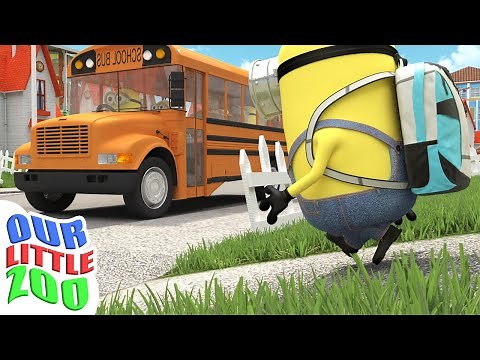 Wheels on the Bus (part 5) - Minions Nursery Rhymes