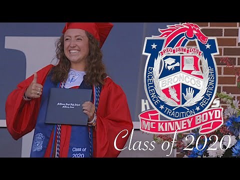 McKinney Boyd High School 2020 Graduation