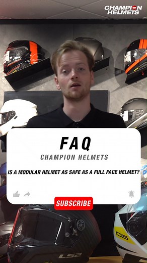 Is a Modular Helmet as safe as a Full-Face Helmet? - FAQ- ChampionHelmets.com Watch our video on this exact topic here: https://youtu.be/RIK1aNag_no?si=KhSnVRNjJrCInGWW Browsing for helmets? No better time to check out ChampionHelmets.com, we offer the lowest price guarantee, sharp discount bundles and five-star customer service: https://www.championhelmets.com/en/ #FAQ #MotorcycleGear | Champion Helmets | Facebook