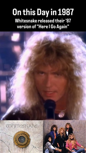 80s Glam Metal on Instagram: "Whitesnake - Here I Go Again ('87 Version) On October 19, 1987, Whitesnake released a re-recording of their 1982 hit "Here I Go Again." The song was re-recorded for their 1987 self-titled album and was released as the album's lead single. A radio mix version of the song, featuring a different performance by the band and omitting the song's original keyboard intro, was released in June 1987 in the United States and on October 19 in their native UK. It was the band's