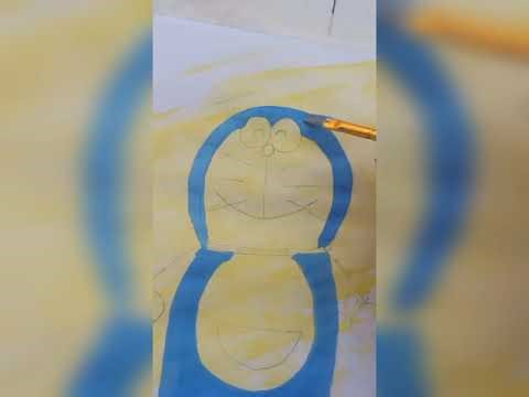 “Cute Doraemon Painting Step by Step | New Series Begins!”
