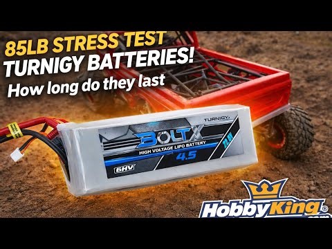 85LB STRESS TEST!! Turnigy Battery-- HOW Long Will It last In my Primal Raminator