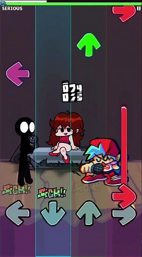 FNF Character Test BF VS Stickman | Serious