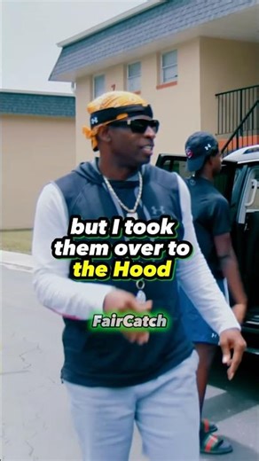 Deion Sanders REVEALS he TOOK his SONS to the HOOD to turn them INTO DAWGS! 🐶🏈🤯 #shorts #nfl