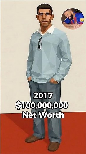 Drake's Net worth Over the years