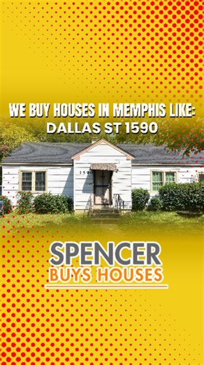 Spencer Buys Houses on Instagram: "Not every home needs to be perfect to have value🧡 Dallas St 1590 is a great example of the type of Memphis property we’re interested in — homes that may be inherited, outdated, or simply ready for a change. No fixing, no cleaning, no waiting. Looking for a fast, as-is solution?🏠 📞 Call/Text: (901)-979-9848 🌐 Get your free cash offer: https://www.spencerbuyshouses.com/ #inheritedhomesinmemphis #sellmyhousefastmemphis #cashhomebuyersinmemphis #sellmyhouseforc