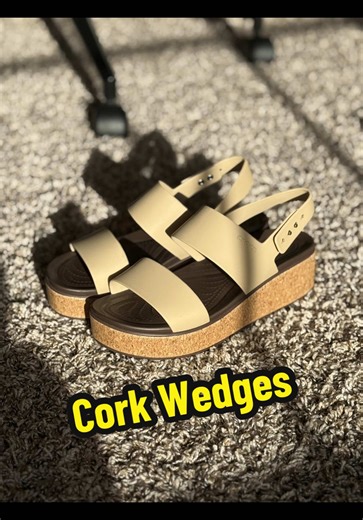 Explore the Stylish Brooklyn Cork Wedges by Crocs