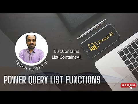 Power BI Tutorial Series for Beginners 136: Power Query - List.Contains and List.ContainsAll