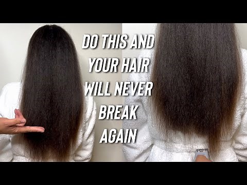 How to properly TRIM natural hair at home! STOP breakage and split ends!