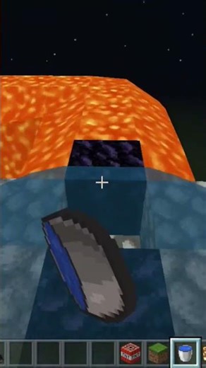 I try famous trend buil building with lava