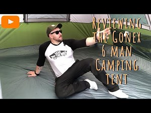 Reviewing the 6 man Gonex pop up Camping tent