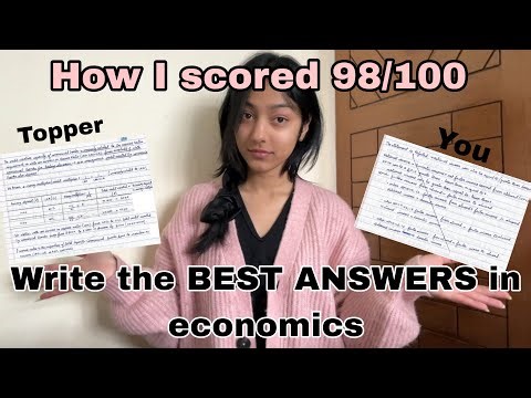 How to Write Answers in Economics || Economics Answer Writing Tips || Class 12 Economics Paper Tips