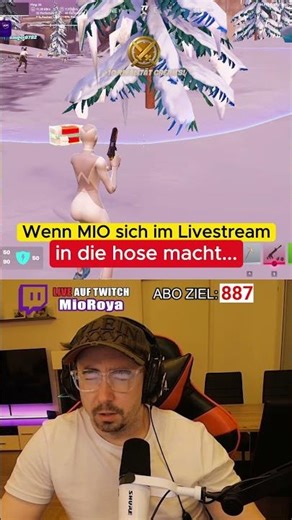 Mio macht sich Live im Stream in die Hose