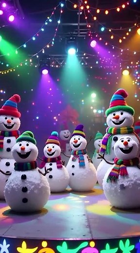 Snowman Disco Dance – Fun Christmas Song