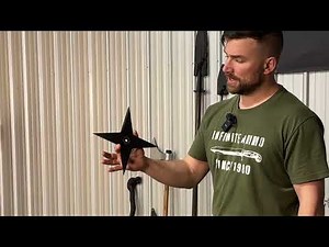 This throwing implement always sticks! Throwing stars by Cold Steel!!
