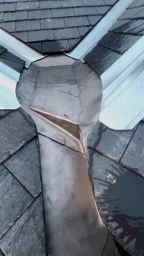 24K views · 7.3K reactions | Lead work doing its job #leadworker #water #asmr #leadwelding #details | Ryan Edgar Roofing | Facebook