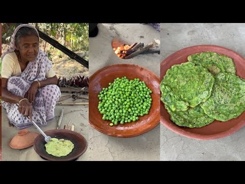 Village Style Green Pea & Rice Flour Roti | Simple Homemade Recipe