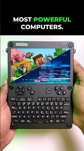 uConsole - Highly Hackable Portable DIY Handheld Computer using Raspberry Pi #shorts #gadgets #tech