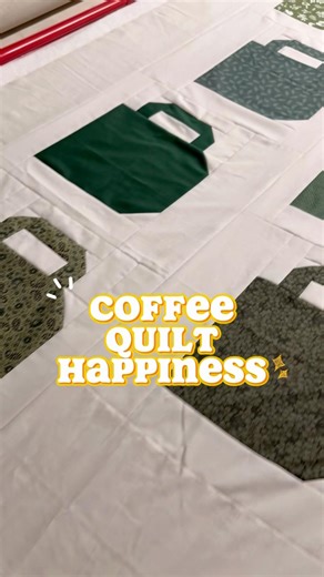 Cozy Mug Quilt 🪡☕️ #longarmquilting #quilting