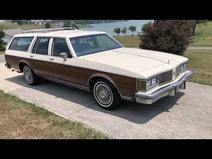 1984 Oldsmobile Custom Cruiser 49,000 mile car walk around video