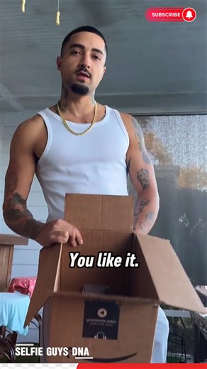 Handsome Guy Strong Physique and the Big Box Package #shorts