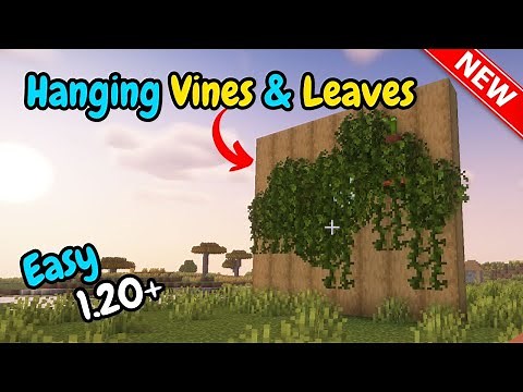 Hanging vines and leaves decoration minecraft (2026)