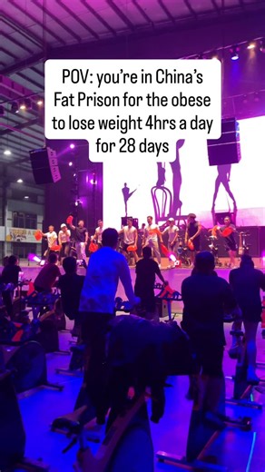 eggeats 🐣 bringing you the real side of Asia ✨ on Instagram: "POV: you join China’s Fat Prison for the obese to lose weight 😭 #fatcamp #thebiggestloser #china"