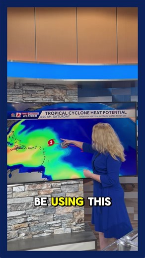 Have you heard of Tropical Cyclone Heat Potential? It’s a fun term meteorologists use to talk about how much heat is stored in the ocean — and how that heat could help a tropical system intensify. Stay tuned, because this may be an important factor in storm strength this season! | WXII Michelle Kennedy