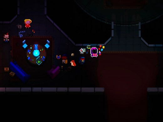 儿子本地双人合作玩《挺进地牢》。高难度俯视角肉鸽射击。Enter The Gungeon_游戏热门视频