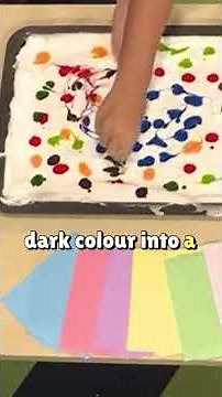 DIY Marbleized Paper Art Tutorial | Easy Shaving Cream Technique