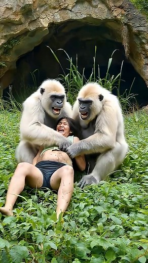 236K views · 1.1K reactions | Monkey love to girl 辰#gorilla_ #zoo_ #wildlife_ #disney_ #funnyanimals #animals #monkey #cute #funny | Podu Comedy | Facebook