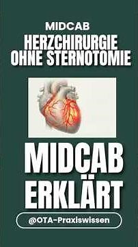 MIDCAB explained – heart surgery without sternotomy #shorts
