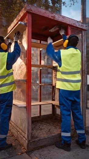 This Abandoned Phone Booth Became a Tiny Library 📚✨ | Unreal Transformation