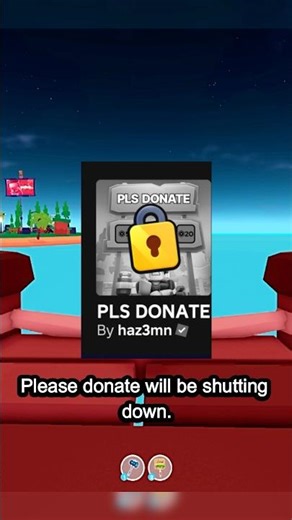 Pls Donate is being Shut Down ☹️ (Temporarily) #plsdonate #sad