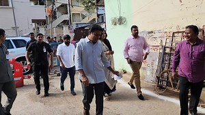 BRS working president and Telangana minister K T Rama Rao cast his vote along with his wife. #TelanganaAssemblyElections | The Siasat Daily