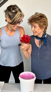 Mother and Daughter Rose Sculpture 🌹 (beautiful Gypsum Art) Perfect for Mother's Day, they molded their hands holding a red rose, using a casting kit. A forever keepsake. #mothersday #mothersday2022 #motherdaughter #mothersdayquotes #mothersdaywishes | Getti
